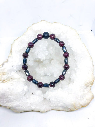 Garnet | Hematite | Shungite | Bracelet