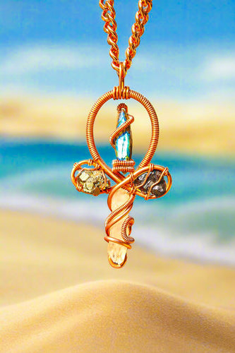 Custom Crystal Ankh | Pendant