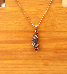 Black Kayanite | Copper Necklace