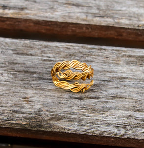 Brass | Rope Ring