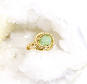 Aquamarine | Divine Serenity | 14k Goldfilled Ring | Size 6