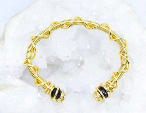14k GF | Elite Shungite | Alchemy Cuff