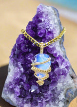 Load image into Gallery viewer, Opalite | Peace &amp; Serenity | 14k GF Pendant &amp; Chail