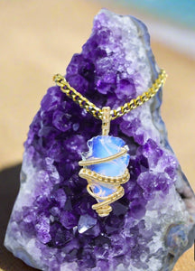 Opalite | Peace & Serenity | 14k GF Pendant & Chail