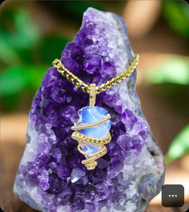Opalite | Peace & Serenity | 14k GF Pendant & Chail