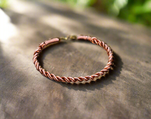 Load image into Gallery viewer, Copper | Braided Cuff