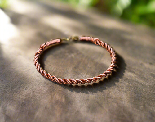 Copper | Braided Cuff