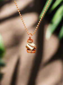 Pyrite | Abundant Prosperity | Copper Necklace