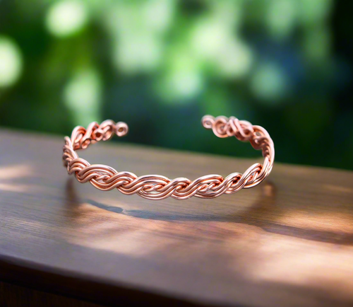 Handmade | Copper Braided Bracelet