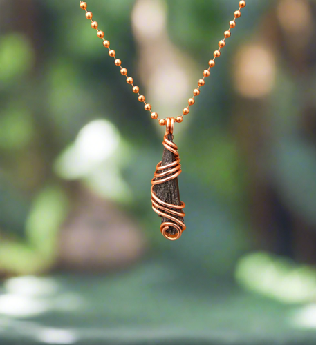 Black Kayanite | Copper Necklace