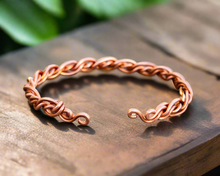 Load image into Gallery viewer, Copper Braided Bracelet