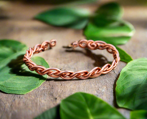 Copper Braided Bracelet