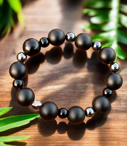 Black Qynx | Hematite | Bracelet