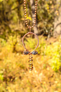 Elite Shungite | 7.62 | Copper Ankh Pendant