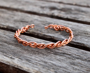 Copper Braided Bracelet