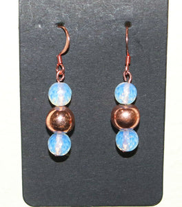 Opalite | Copper Hematite | Earrings
