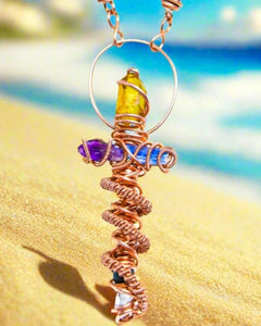 Custom Crystal Ankh | Pendant | Master Alchemist