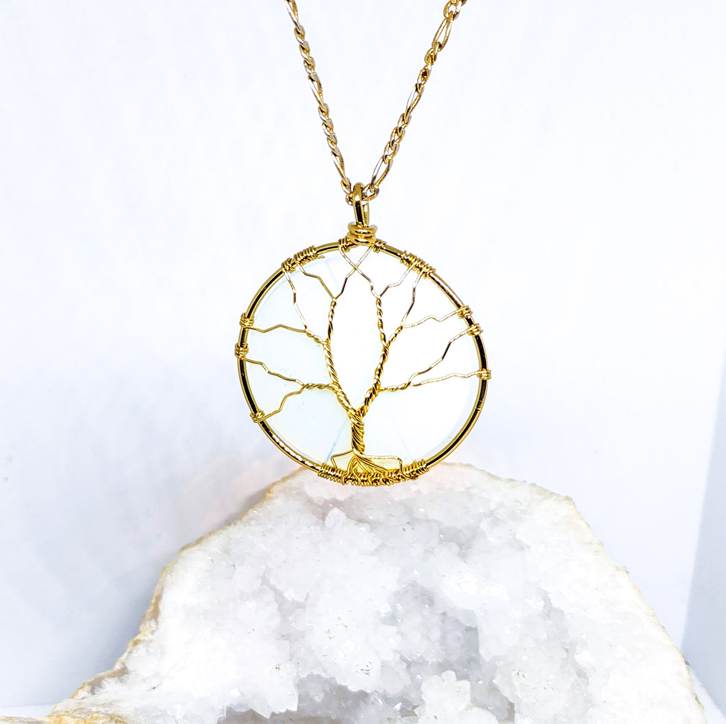 Opalite Tree| Pendant | Peace & Serenity
