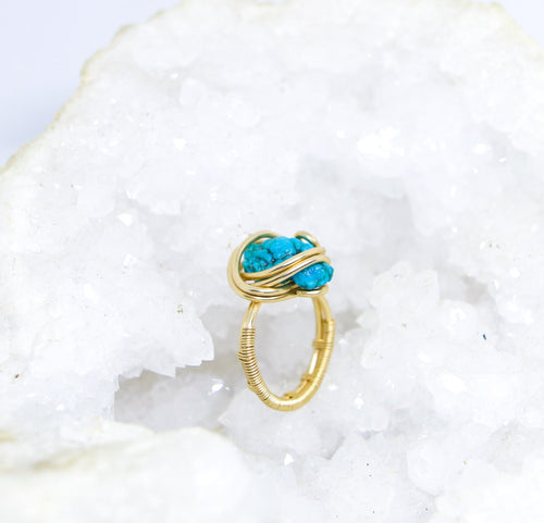 14k Goldfilled | Turquios Ring | Size 6.5