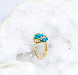 14k Goldfilled | Turquios Ring | Size 6.5