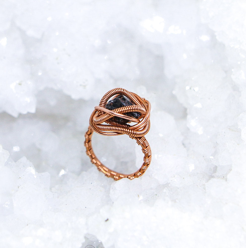 Elite Shungite | Supreme Protection | Copper Ring | Size 7.5